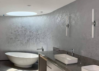 Decorative plasters for renovation  in bathroom and kitchen